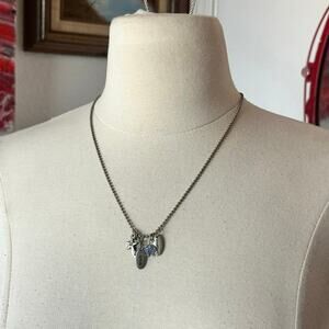 wish believe dream silver pendant necklace